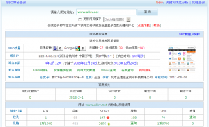 阿里微微SEO查询